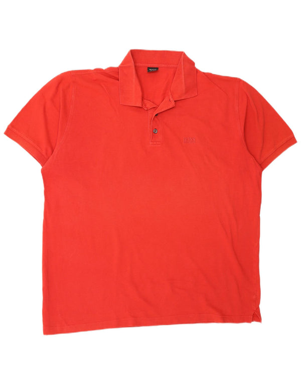 Polo Hugo Boss Hombre 2XL Algodón Rojo