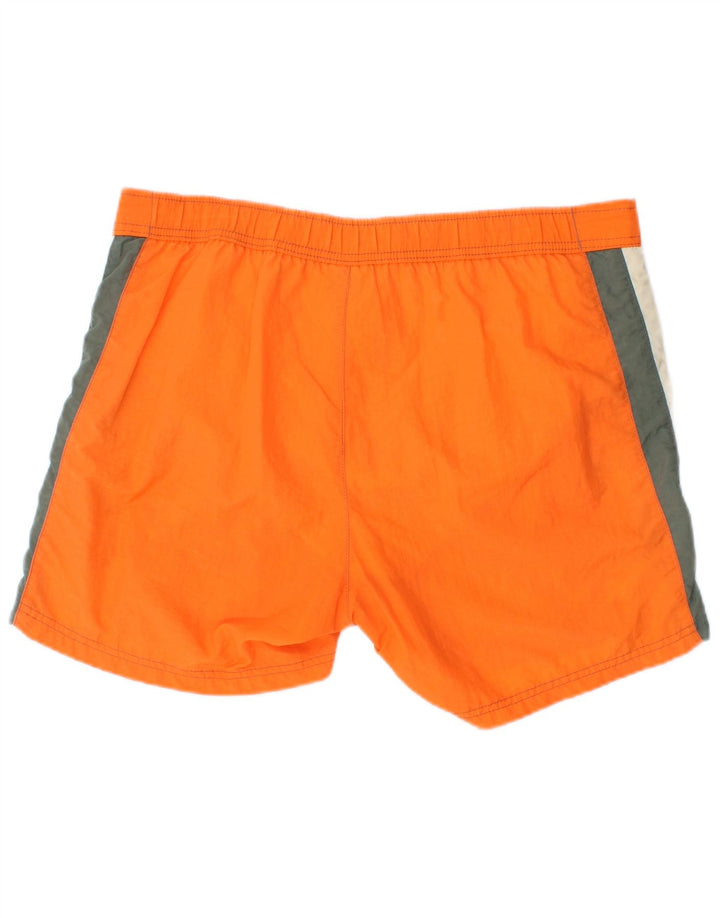 Champion Bañador Corto De Poliamida Color Block Naranja Mediano Hombre