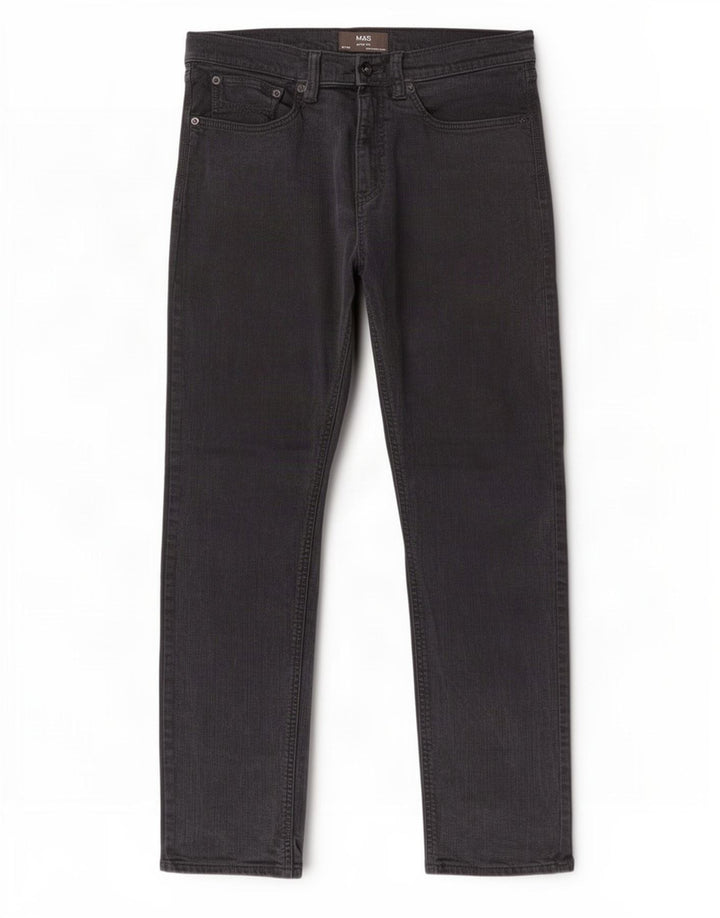 Marks & Spencer Vaqueros ajustados para hombre W32 L31 Algodón negro