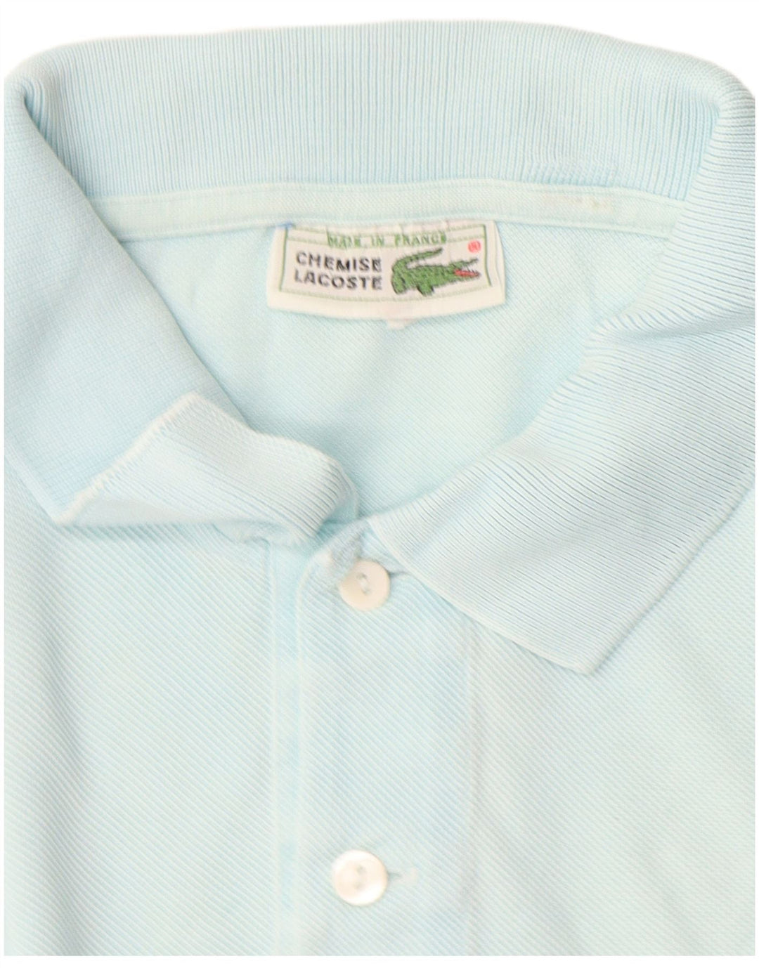 Polo Lacoste para hombre talla 5 grande algodón azul