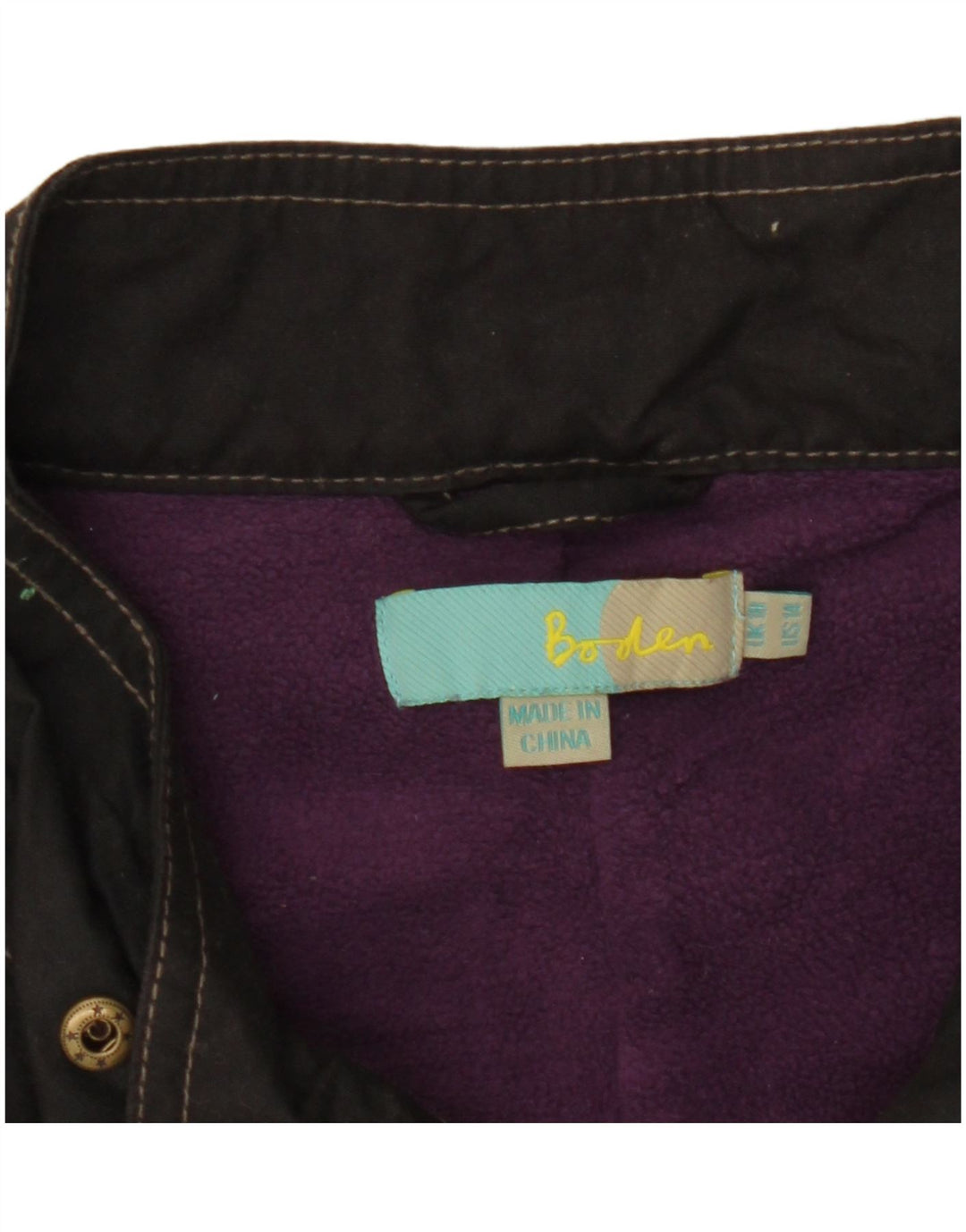 Boden Abrigo utilitario extragrande para mujer UK 10 Small Black