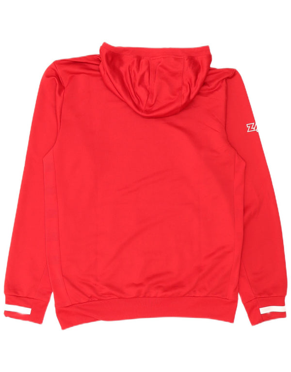 Adidas Mens FC Sturm Hauzenberg Graphic Sudadera con capucha Jumper Medium Borgoña