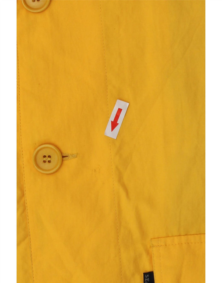 Sea & Sky Chaleco utilitario para hombre UK 38 Algodón amarillo mediano