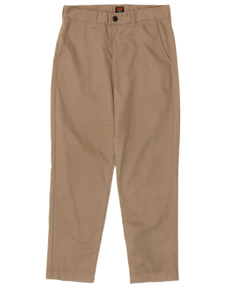 LEE Pantalón chino de corte relajado para hombre W30 L28 Algodón beige