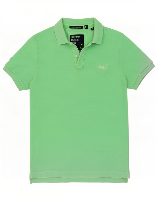 Superdry Polo Para Hombre De Algodón Verde Grande