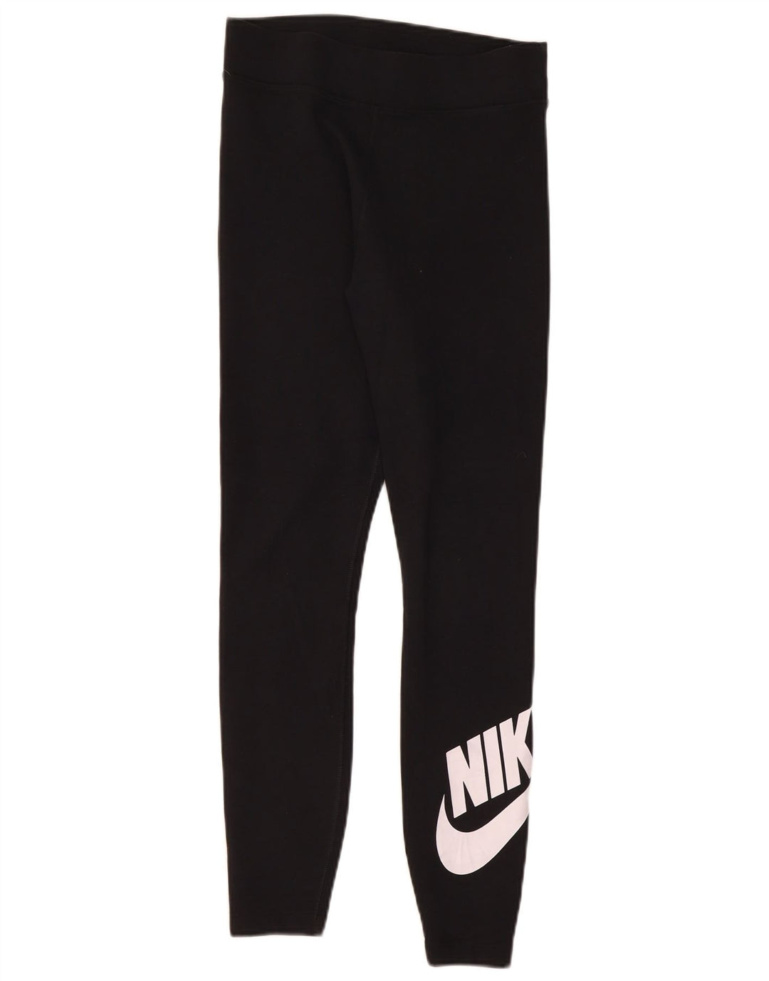 Nike - Leggings gráficos para mujer (talla 40), algodón negro mediano
