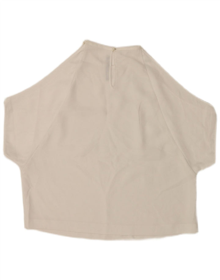 Zara Blusa con hombros descubiertos para mujer UK 44 Medium White