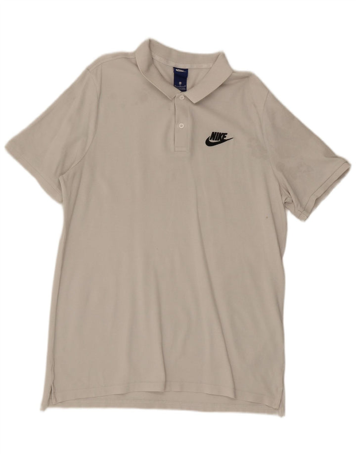 Polo NIKE Hombre XL Algodón Blanco