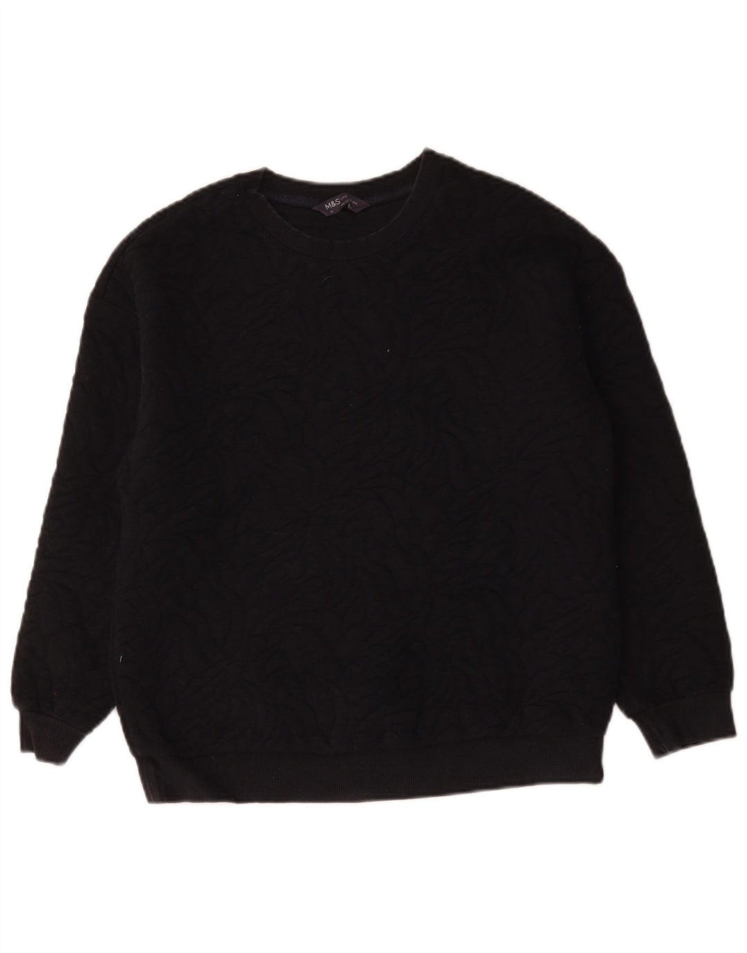 Marks & Spencer - Sudadera extragrande para mujer, talla 10, color azul marino
