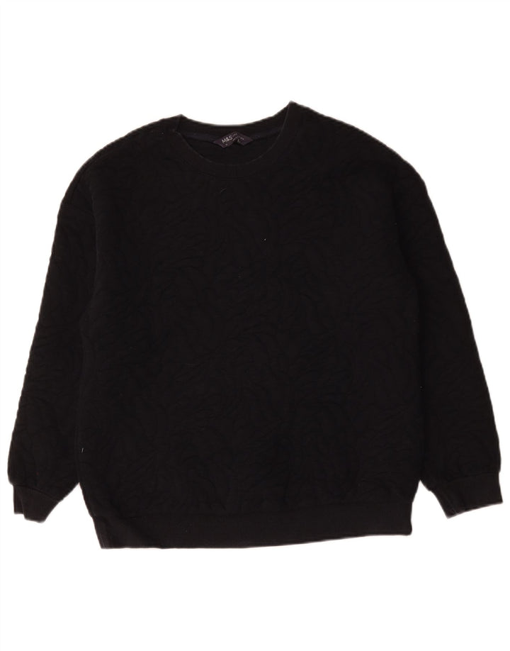 Marks & Spencer - Sudadera extragrande para mujer, talla 10, color azul marino