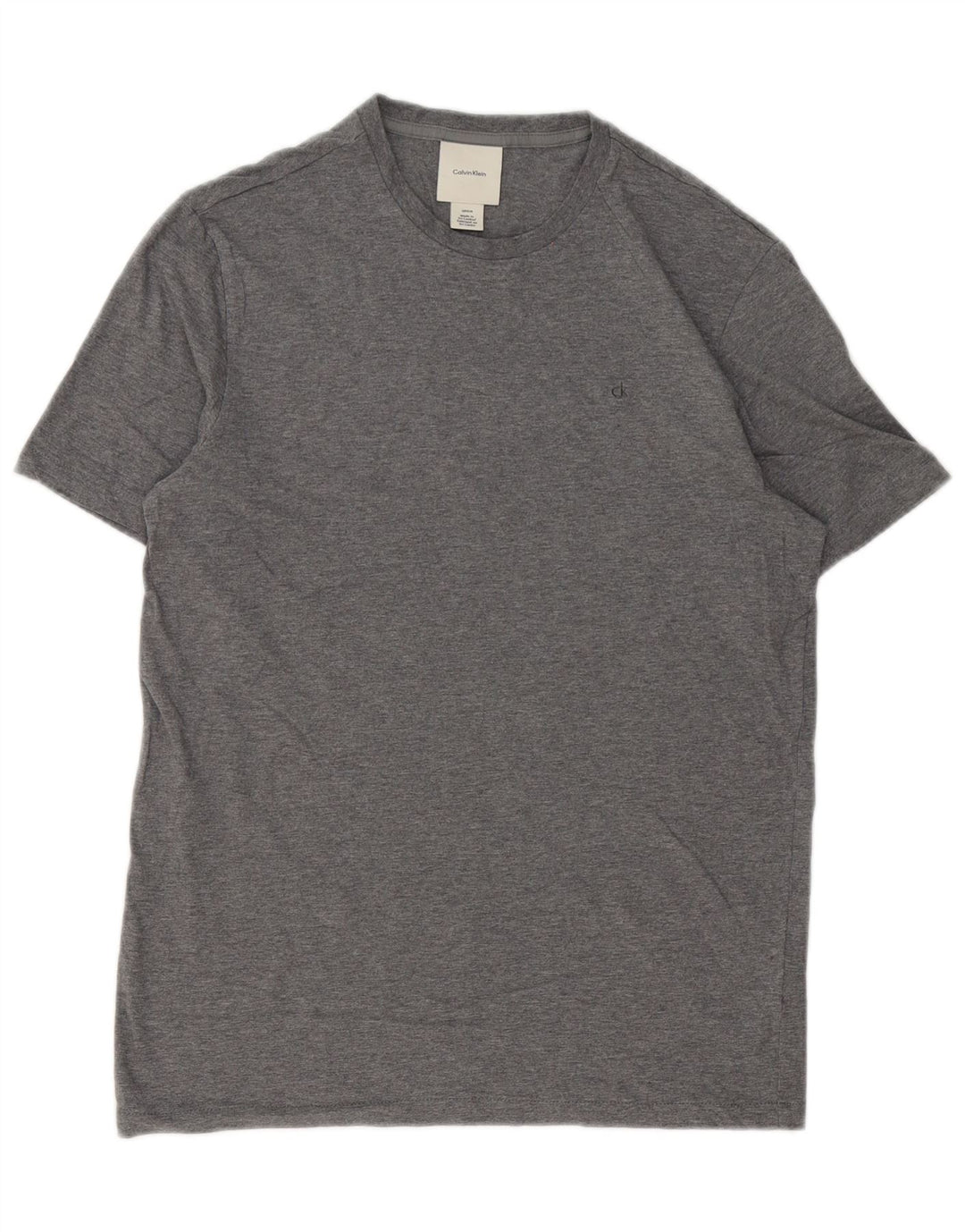 Calvin Klein - Camiseta para hombre, talla pequeña, algodón gris