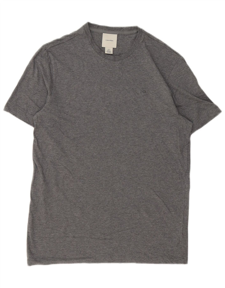 Calvin Klein - Camiseta para hombre, talla pequeña, algodón gris