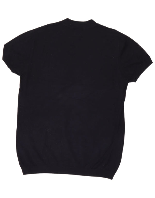 Zara Hombre Camiseta Top Grande Azul Marino