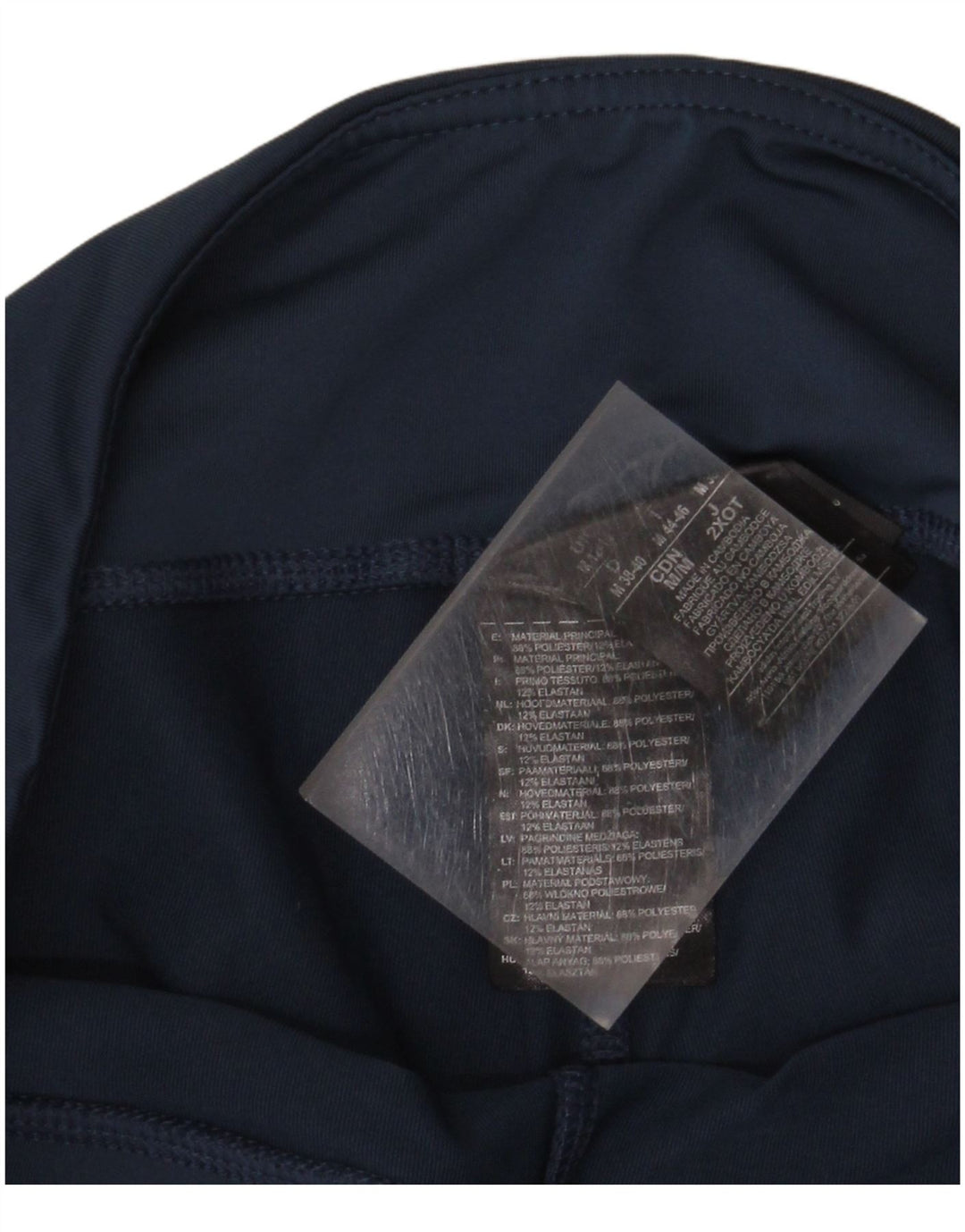 ADIDAS Womens Climalite Leggings UK 12/14 Medium  Navy Blue Polyester