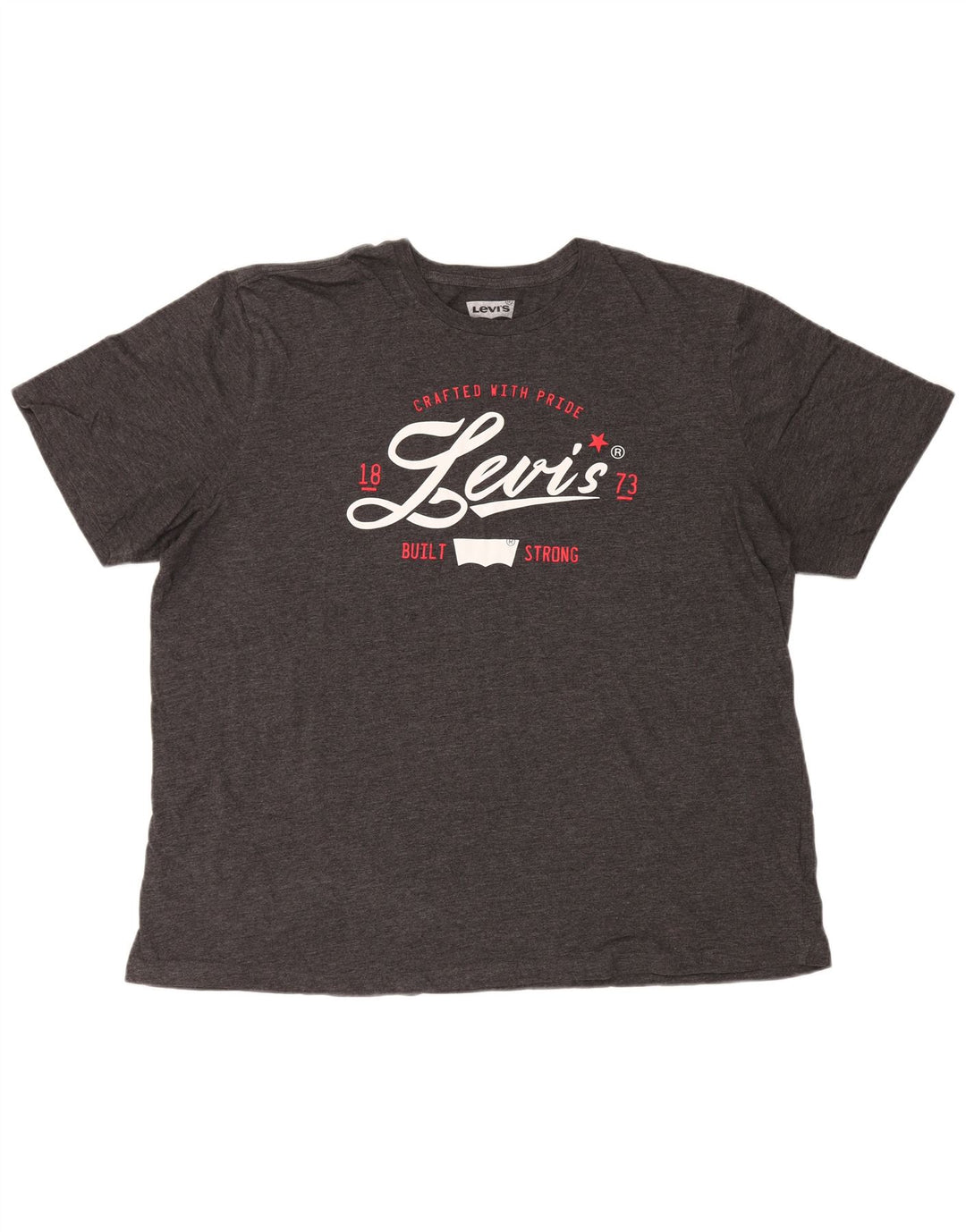 Levi's Camiseta gráfica para hombre Top 2XL Algodón gris