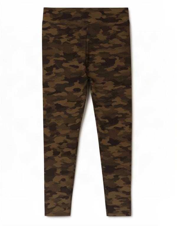 Marks & Spencer Leggings para mujer UK 44 Large Caqui Camuflaje Viscosa