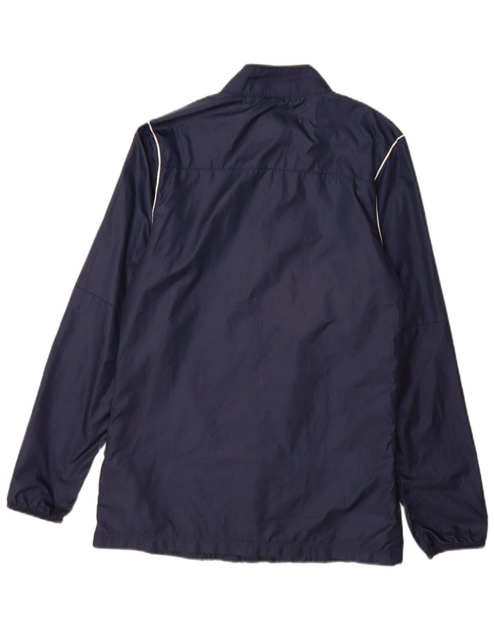 Nike - Chaqueta impermeable para hombre (talla pequeña), color azul marino, poliéster