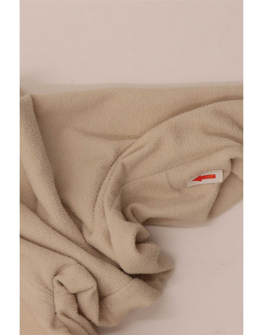 Kappa Jersey de forro polar con cremallera y cuello para hombre 2XL Poliéster beige