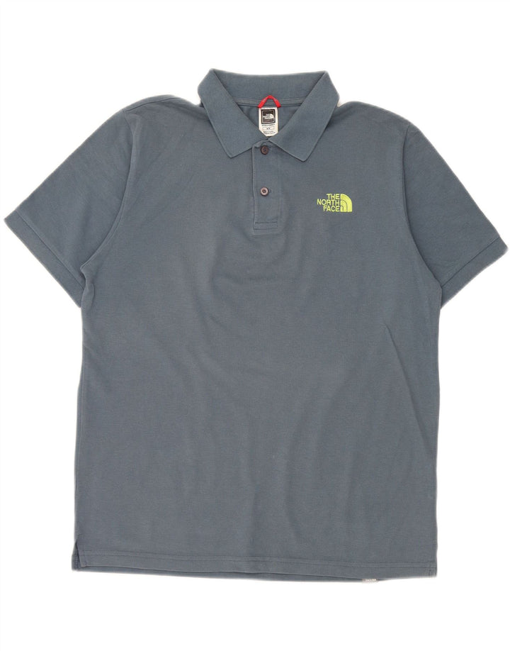 Polo The North Face Hombre Algodón Azul Medio