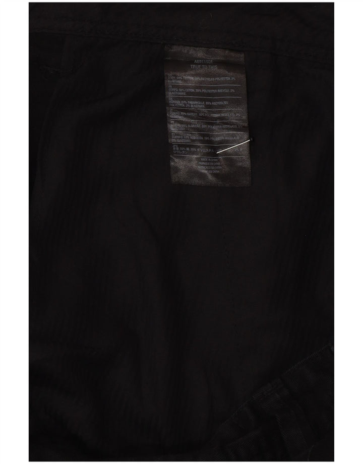 Volcom Pantalones cortos chinos para hombre W40 XL Algodón negro