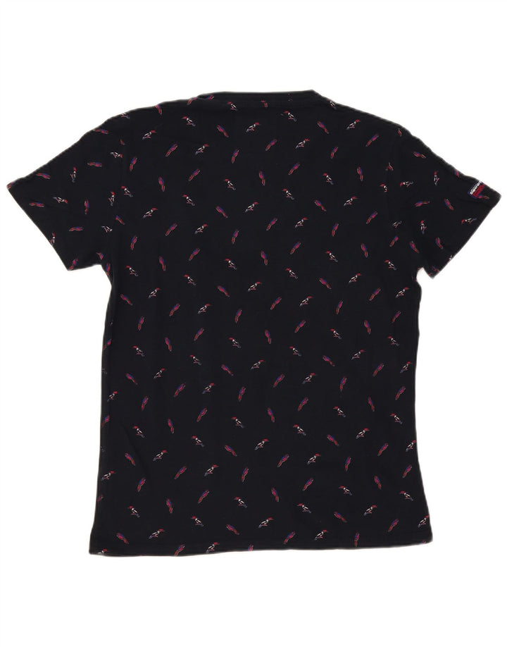 Superdry Camiseta con gráfico gráfico para hombre, parte superior mediana de algodón azul marino