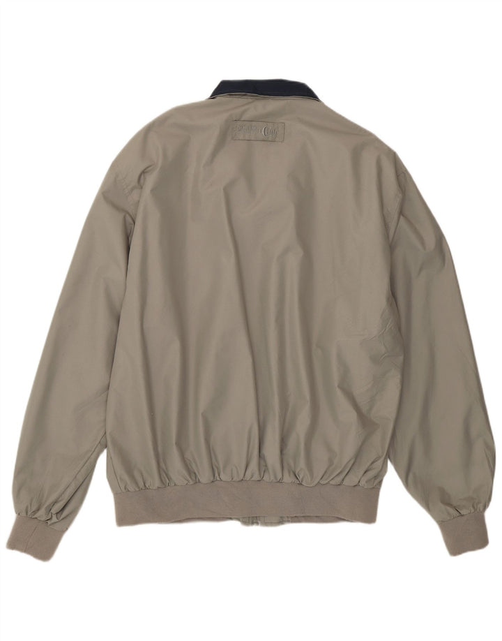 Nazareno Gabrielli Chaqueta Bomber para Hombre UK 44 2XL Gris Poliéster
