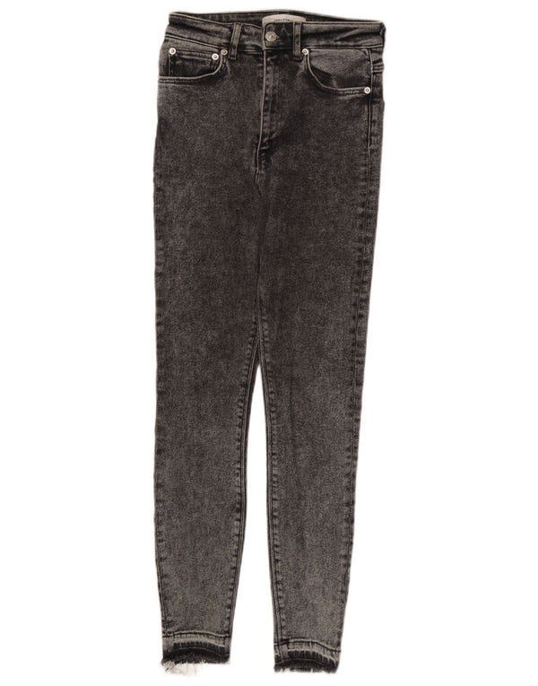 Zara Vaqueros Pitillo Mujer EU 36 XS W26 L27 Gris