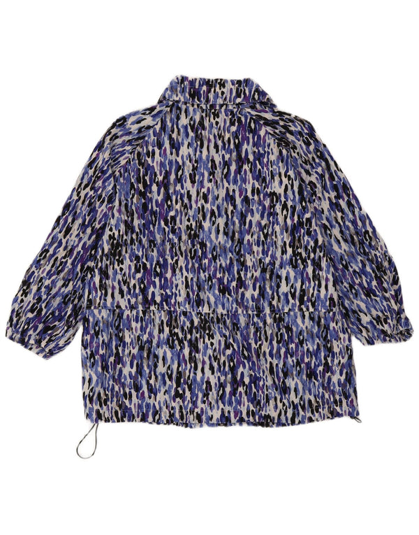 LAURA ASHLEY Chaqueta cortavientos para mujer UK 40 XL Estampado animal multicolor