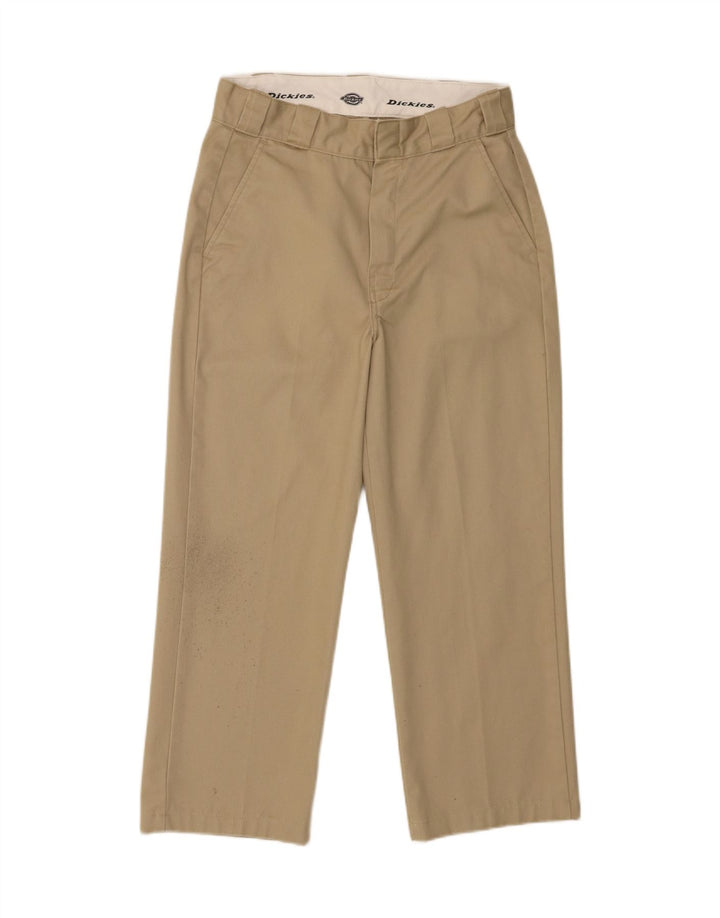 Dickies Pantalón chino recto para hombre W28 L25 Poliéster marrón