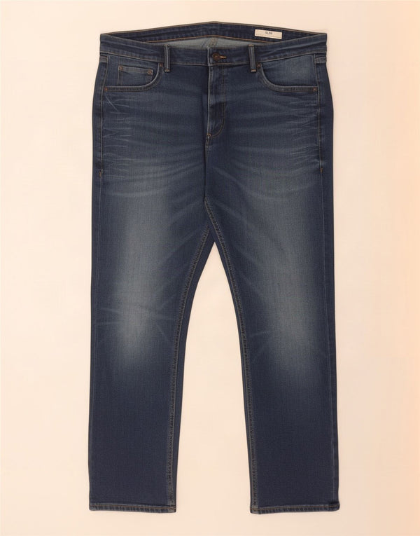 Marks & Spencer Jeans ajustados para hombre W38 L29 Algodón azul