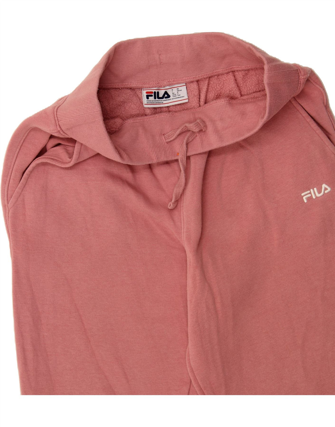 FILA Mens Tracksuit Trousers Joggers Small  Pink Cotton Vintage Fila and Second-Hand Fila from Messina Hembry 
