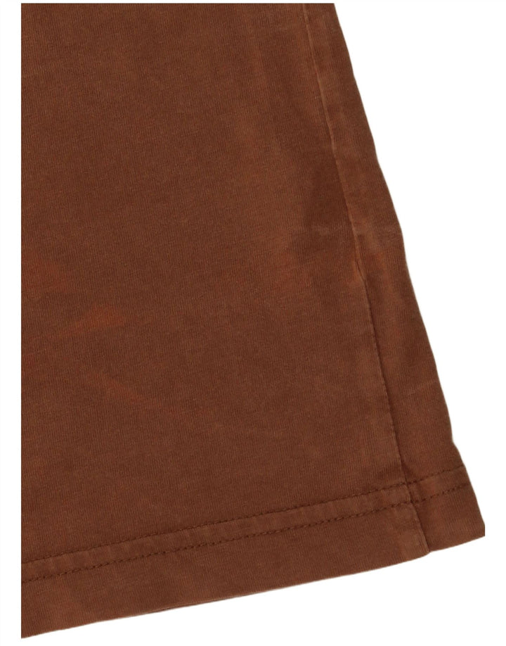 PENGUIN Polo para hombre grande de algodón marrón