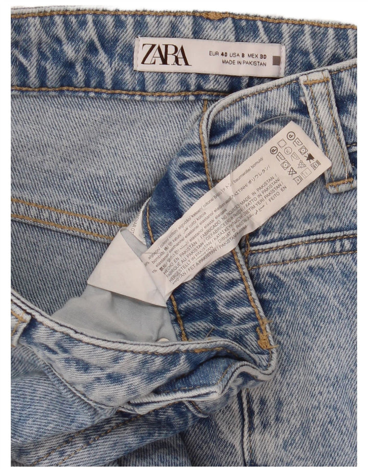 Zara Jeans Slim Mujer EU 40 Medium W30 L27 Algodón Azul