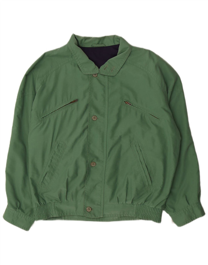 BUGATTI Chaqueta Bomber Hombre IT 50 Poliéster Verde Grande