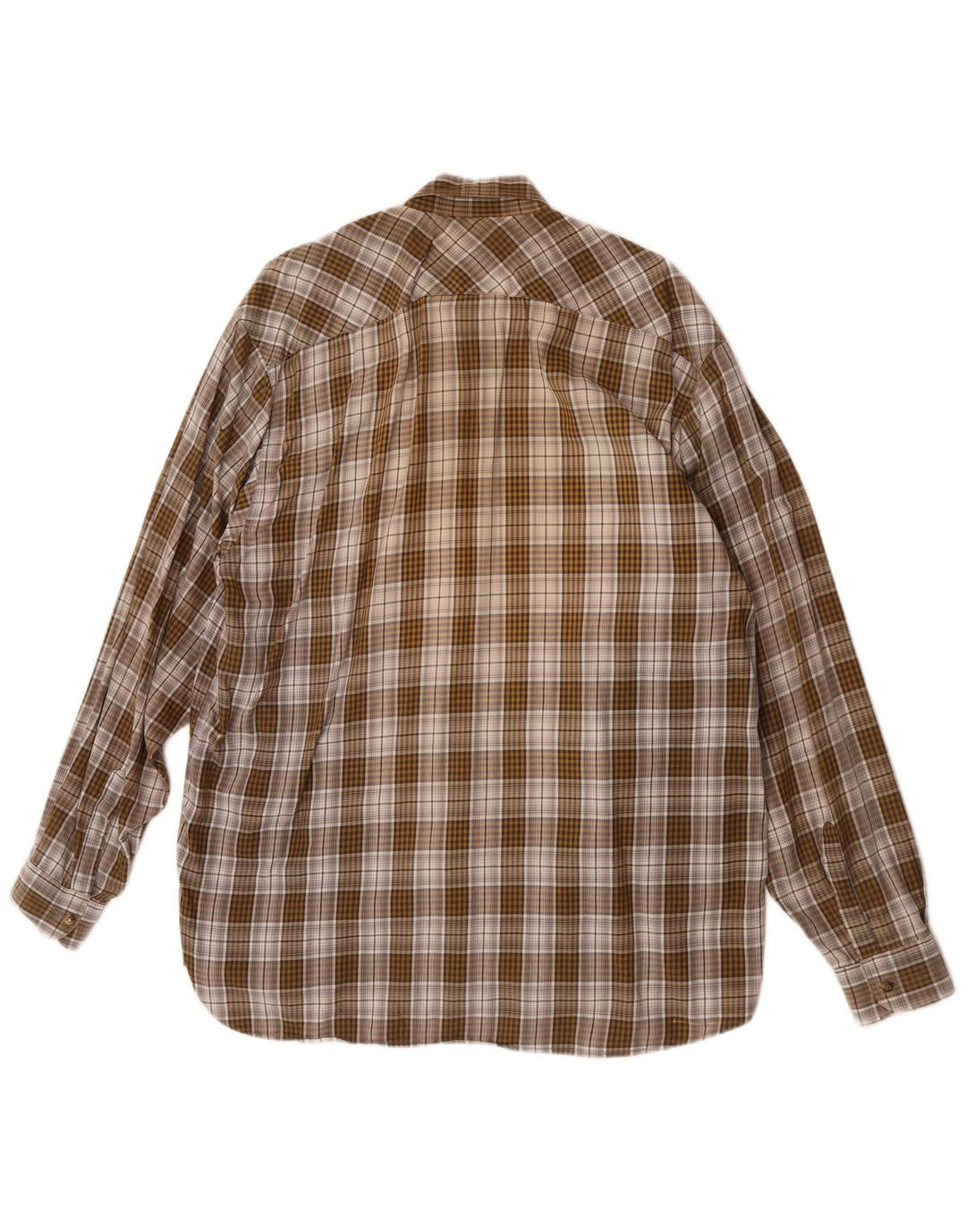 Wrangler Camisa De Franela Hombre XL Cuadros Marrón