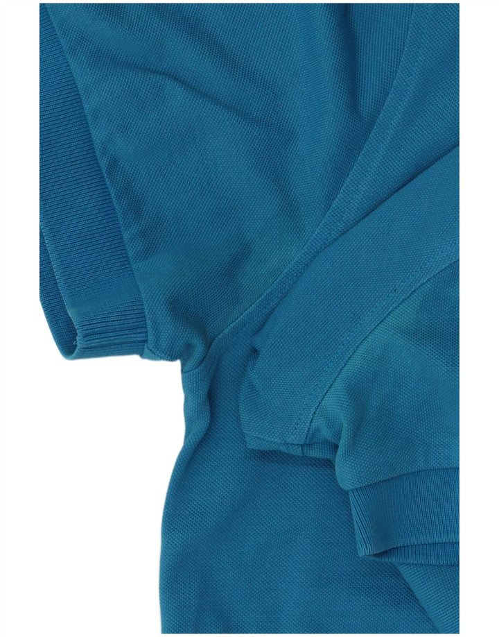 Hugo Boss Hombre | Polo Regular Fit De Algodón Azul Medio