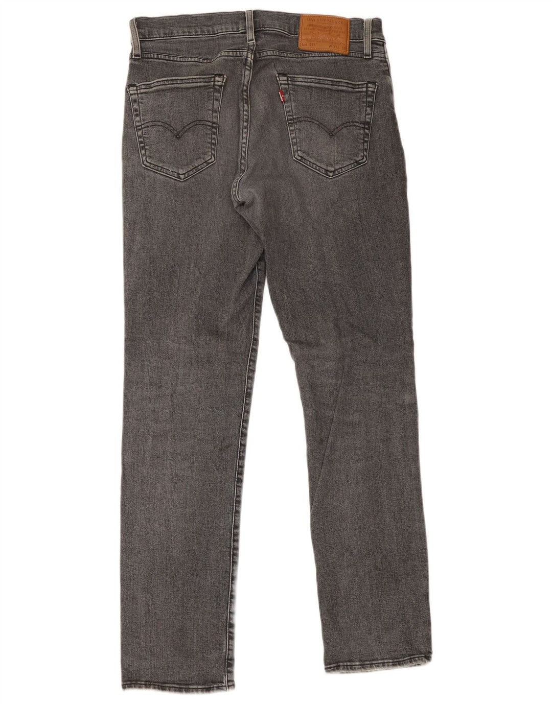 Levi's Hombre 511 Slim Jeans W31 L32 Algodón Gris