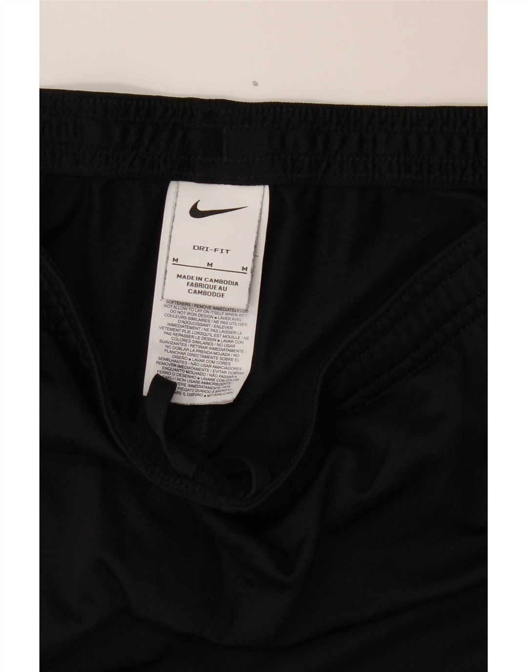 Nike Hombre Dri Fit Pantalones De Chándal Mediano Negro Poliéster Deportes