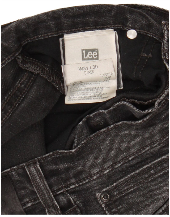 Lee Vaqueros Rectos Daren para Hombre W31 L30 Algodón Gris