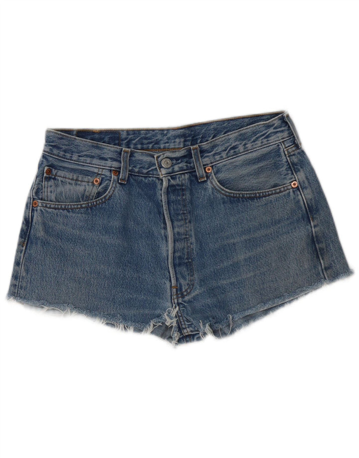 Levi's Mujer 501 Denim Hot Pants W32 Algodón Azul Grande
