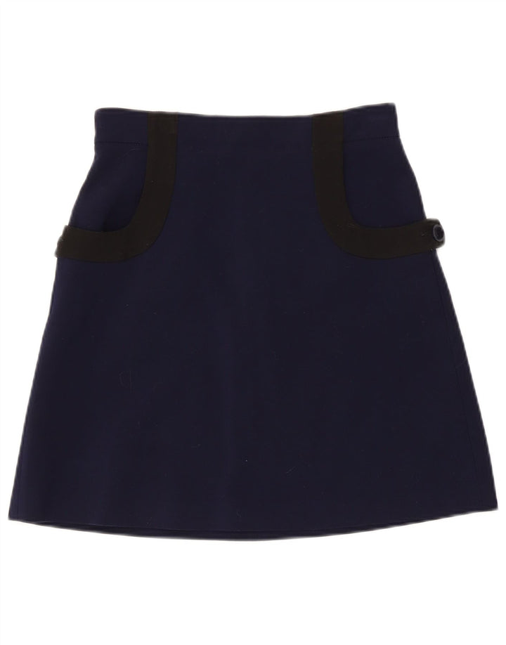 Max & Co. Falda acampanada para mujer W26 Small Azul marino