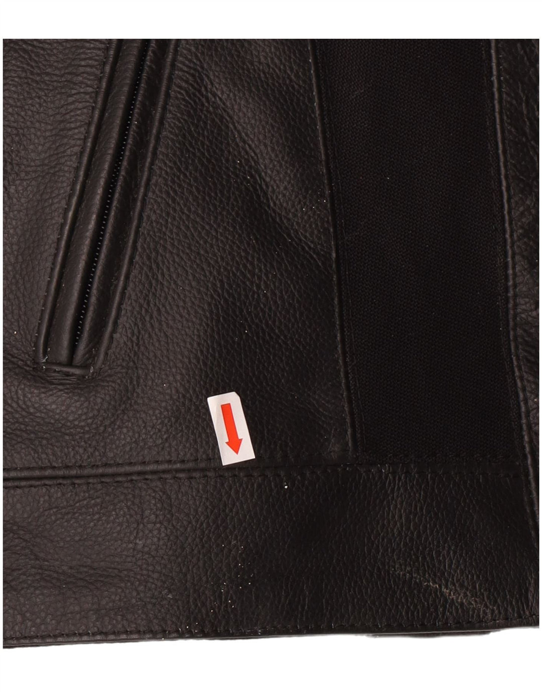 LEWIS Chaqueta motera de cuero para mujer UK 40 XL Cuero negro