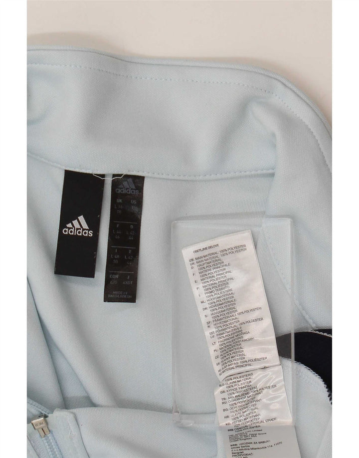 Adidas - Chaqueta de chándal para mujer, talla 40, talla grande, color azul