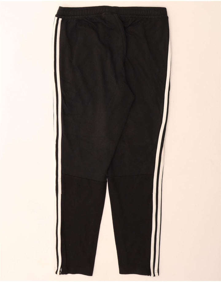 Pantalones de chándal ADIDAS para hombre, algodón negro mediano