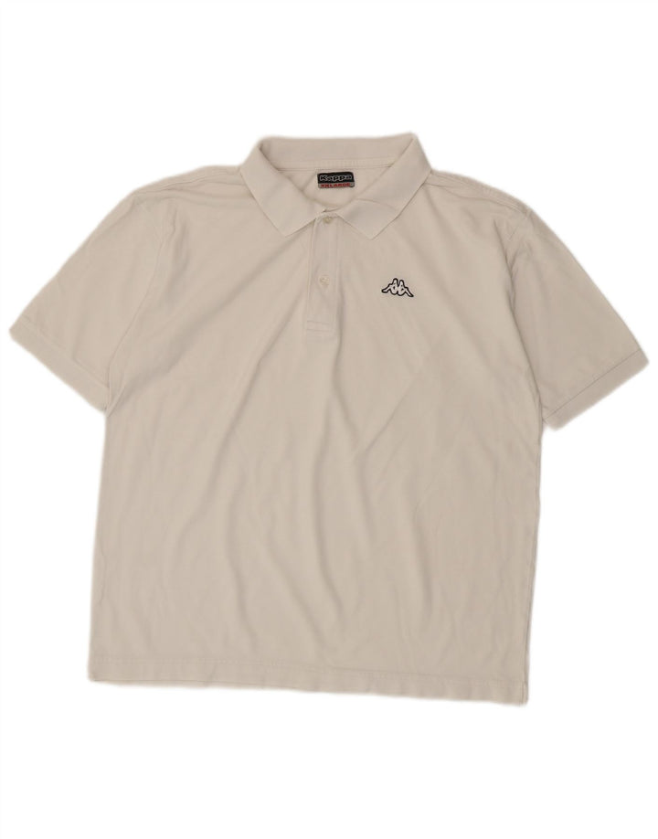 Kappa Polo Hombre 2XL Blanco
