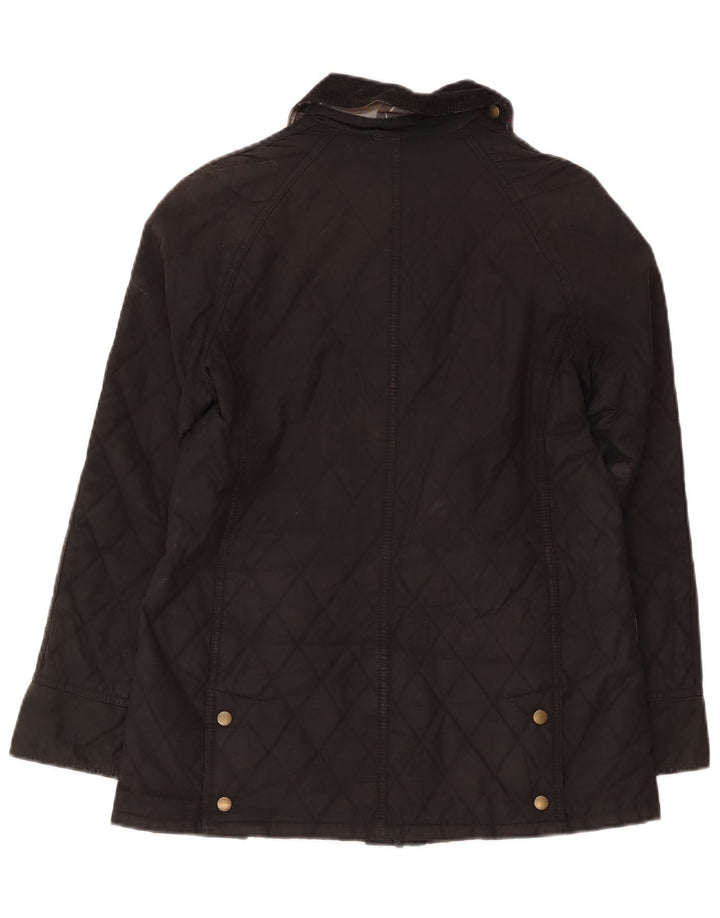Barbour Chaqueta acolchada para mujer UK 10 Small Black