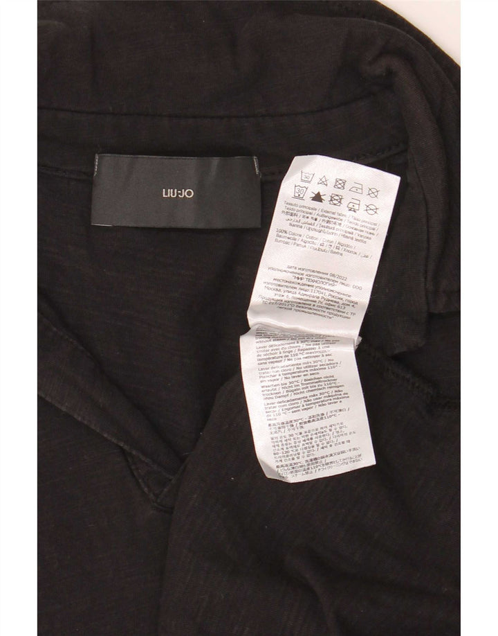 Polo Liu Jo Hombre Algodón Negro Mediano