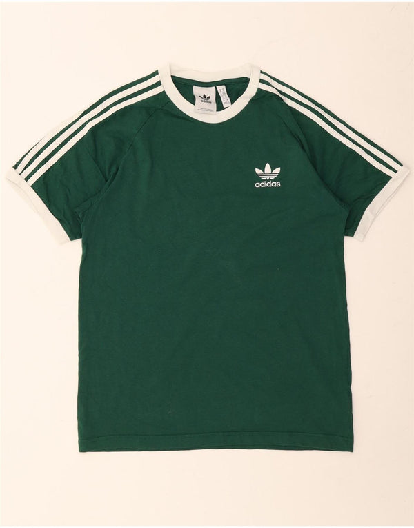ADIDAS Camiseta Hombre Top Algodón Verde Medio