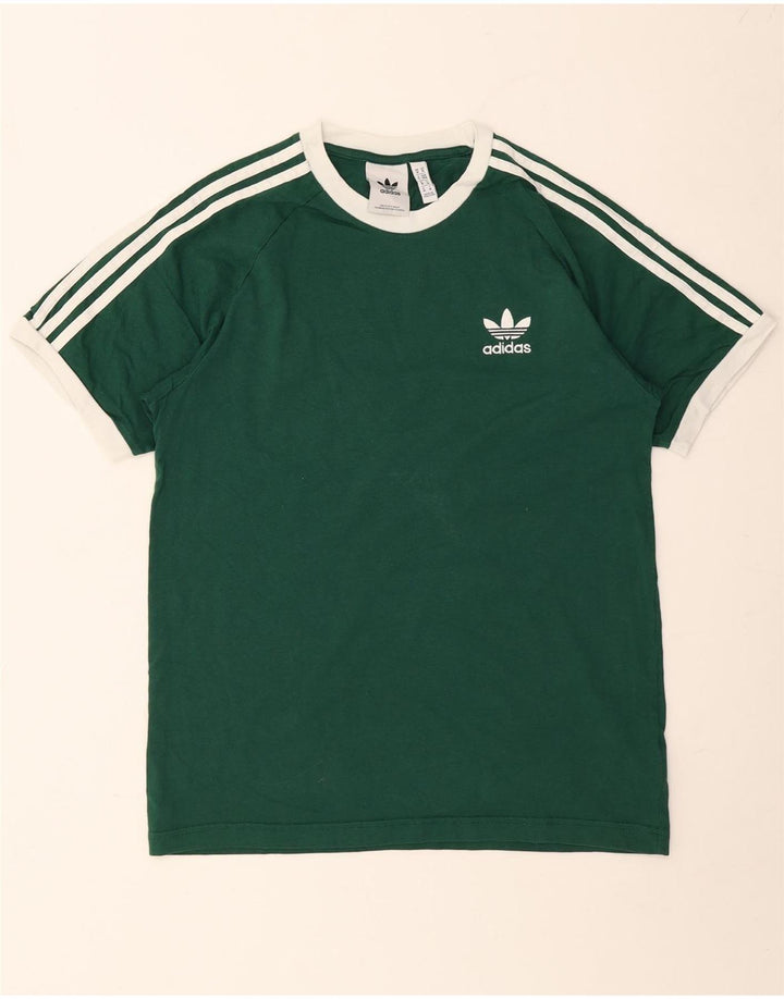 ADIDAS Camiseta Hombre Top Algodón Verde Medio