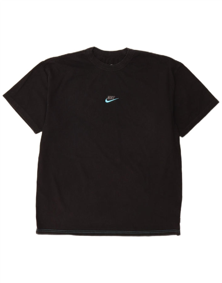 Camiseta Nike Hombre Top Medium Negro Algodón